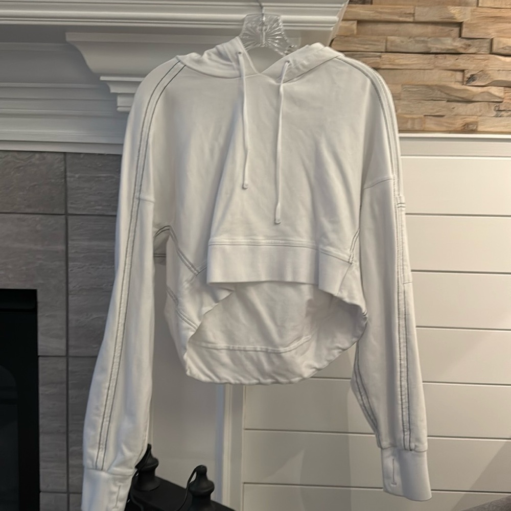 Blank Noir Contrast Stitching Hoodie. Like New. Size Large.